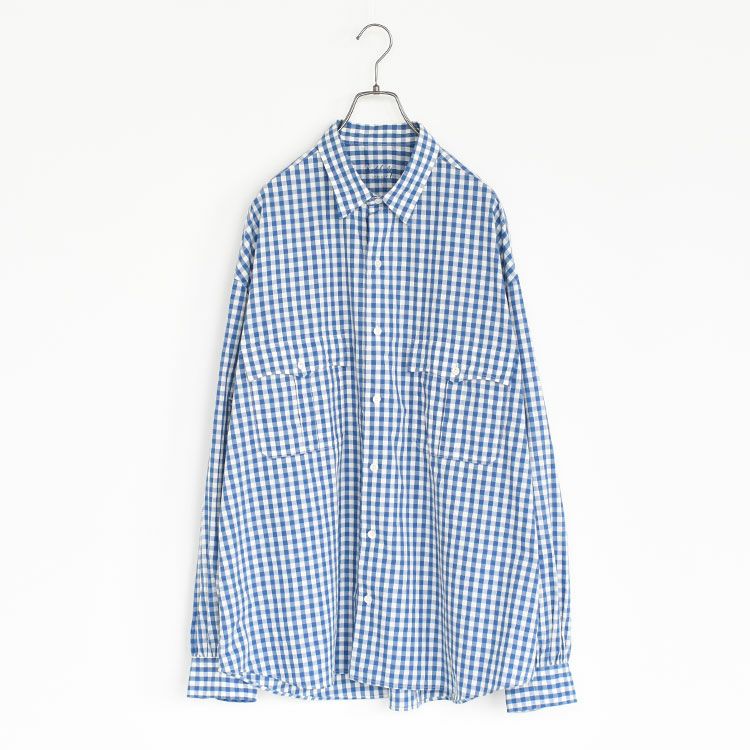ROLL UP GINGHAM CHECK SHIRT ロールアップギンガムチェックシャツ