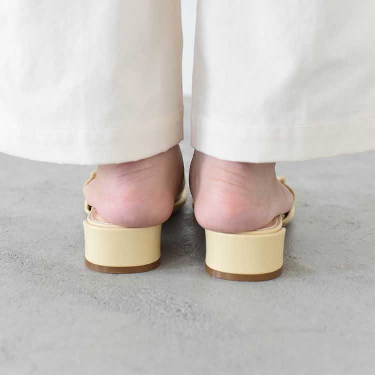 Square Ecoleather Sandals スクエア エコレザーサンダル