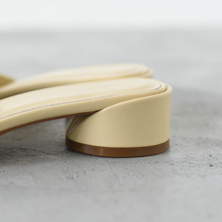 Square Ecoleather Sandals スクエア エコレザーサンダル