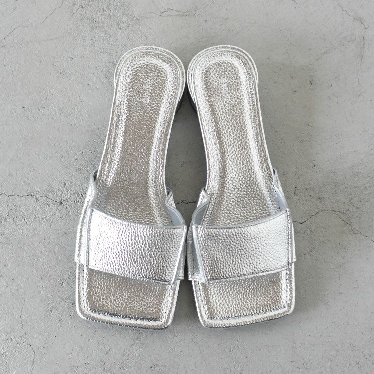 Square Ecoleather Sandals スクエア エコレザーサンダル