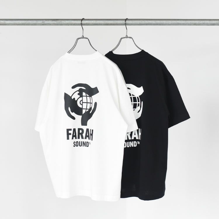 PRINTED GRAPHIC S/S TEE FARAH SOUND プリンテッドグラフィックTシャツファーラーサウンド
