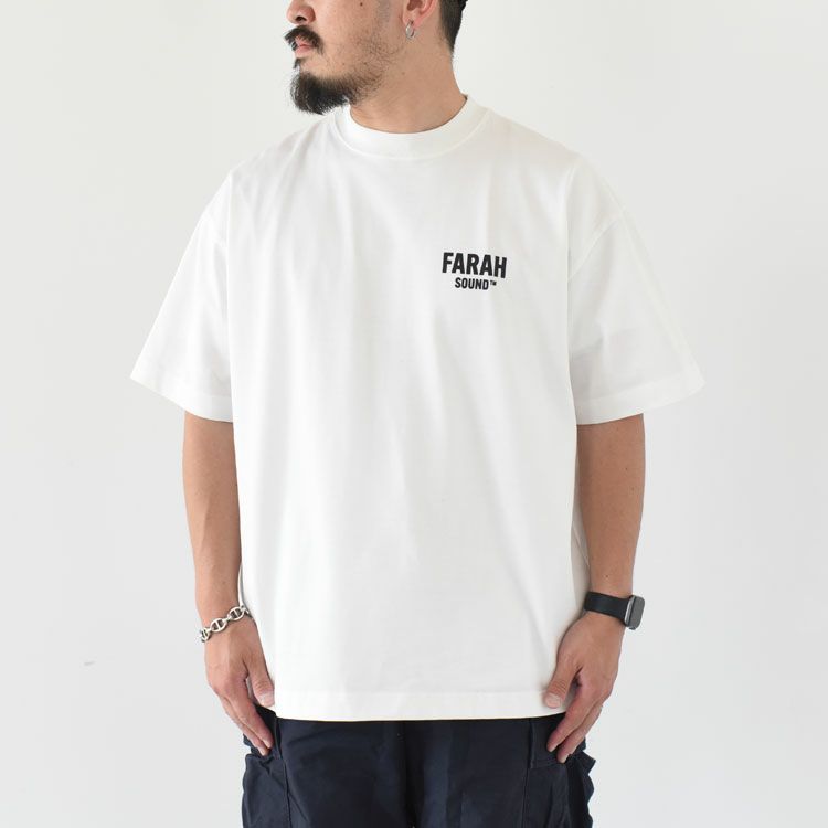 PRINTED GRAPHIC S/S TEE FARAH SOUND プリンテッドグラフィックTシャツファーラーサウンド