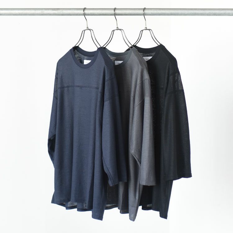RAMIE KNIT BALL GAMES 3/4 SLEEVE TEE ラミー天竺 / ボールゲーム3/4スリーブTEE