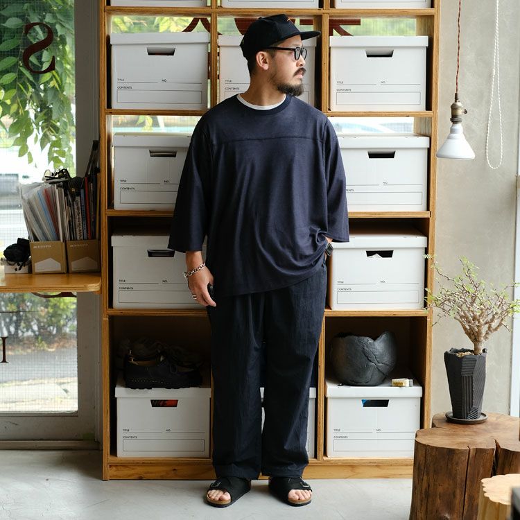 RAMIE KNIT BALL GAMES 3/4 SLEEVE TEE ラミー天竺 / ボールゲーム3/4スリーブTEE