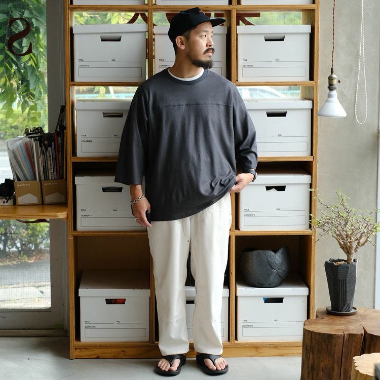 RAMIE KNIT BALL GAMES 3/4 SLEEVE TEE ラミー天竺 / ボールゲーム3/4スリーブTEE