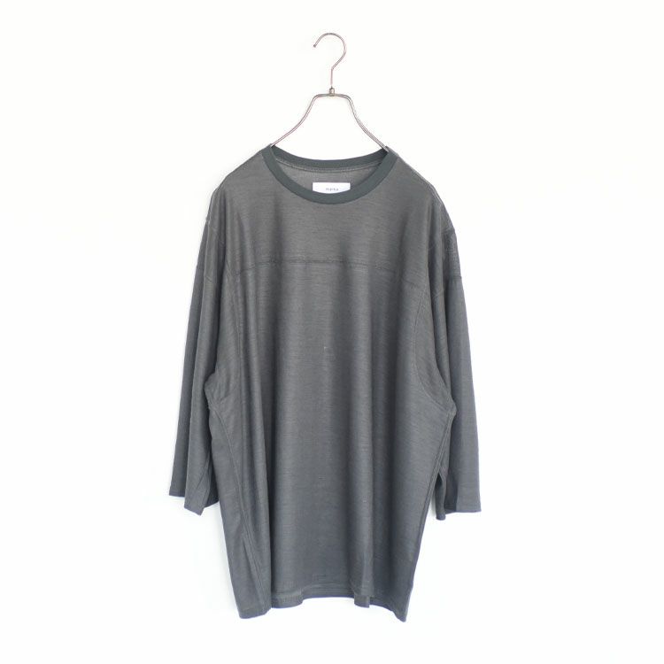 RAMIE KNIT BALL GAMES 3/4 SLEEVE TEE ラミー天竺 / ボールゲーム3/4スリーブTEE
