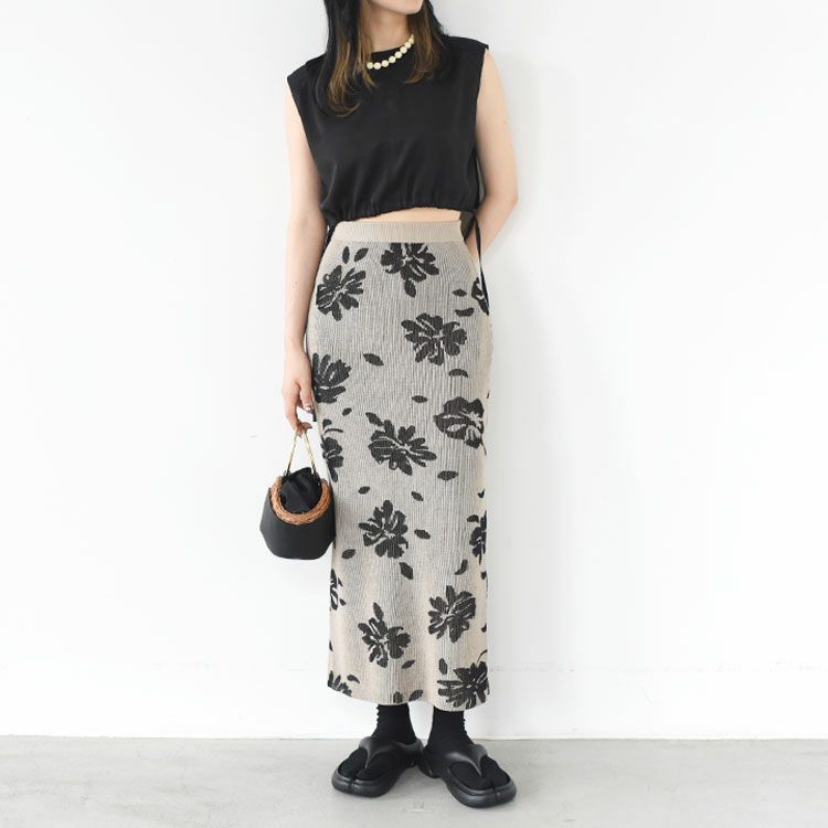 Sleeveless Drawstring Tops スリーブレス ドローストリングトップス