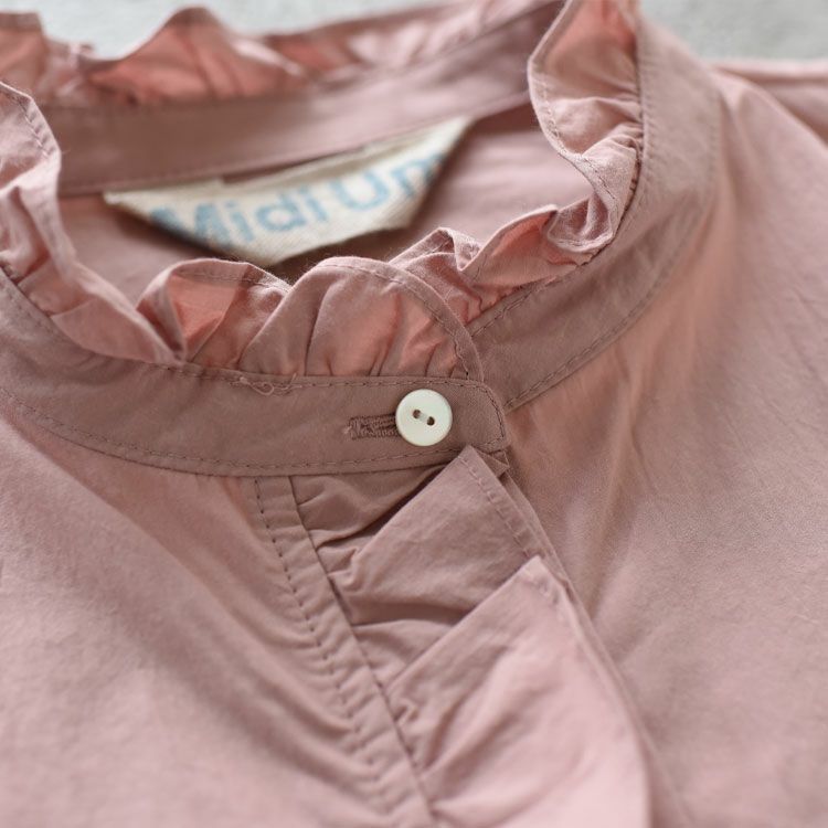 half sleeve frill short shirt ハーフスリーブフリルショートシャツ
