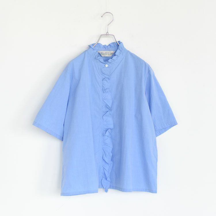 half sleeve frill short shirt ハーフスリーブフリルショートシャツ