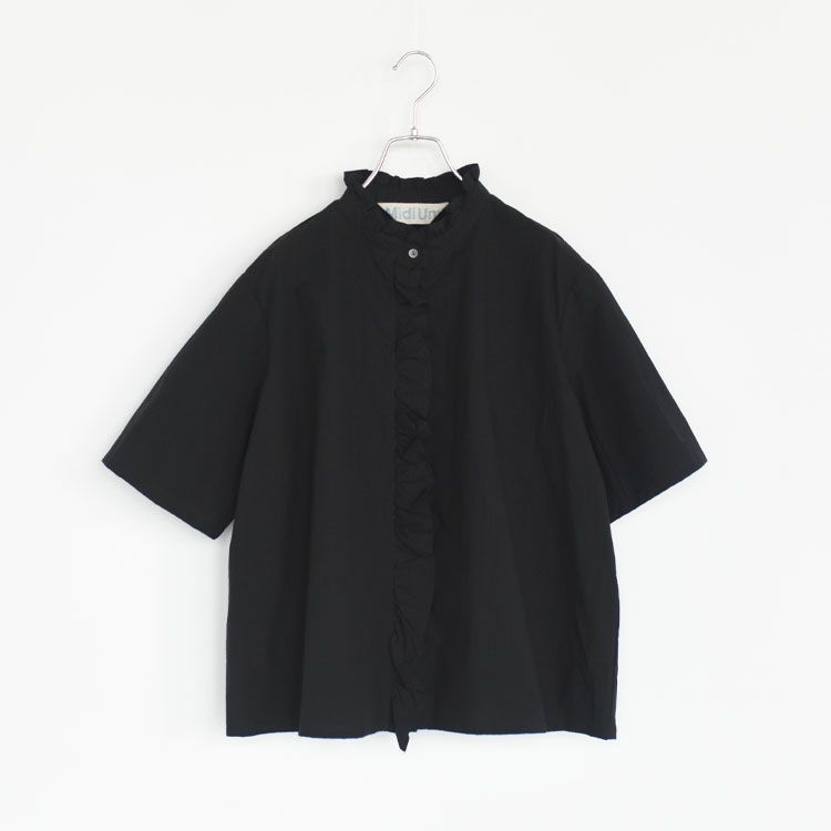 half sleeve frill short shirt ハーフスリーブフリルショートシャツ