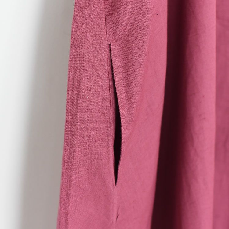 コットンリネンフレアワンピース