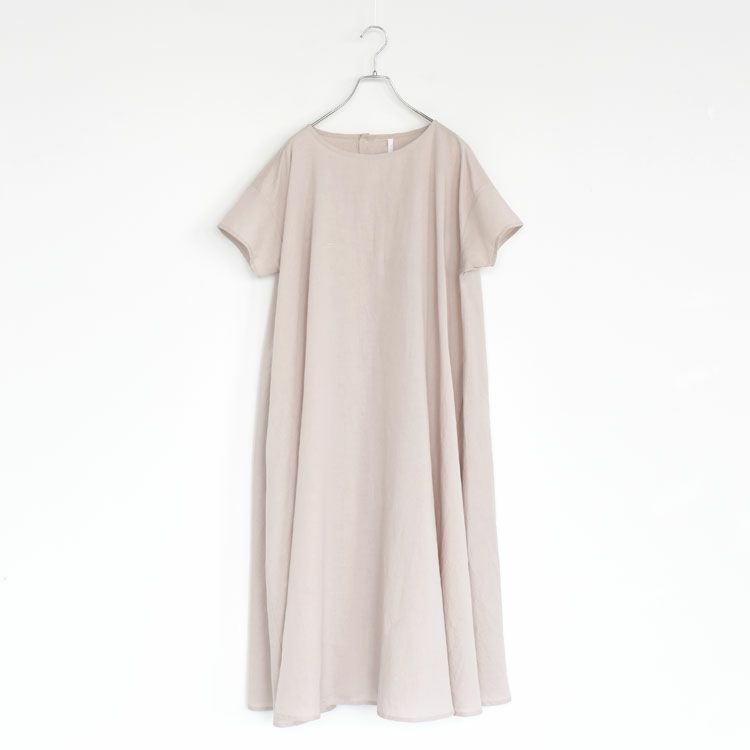 コットンリネンフレアワンピース