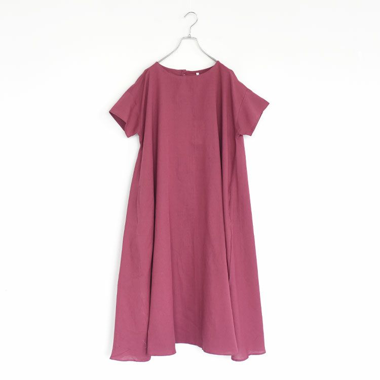 コットンリネンフレアワンピース