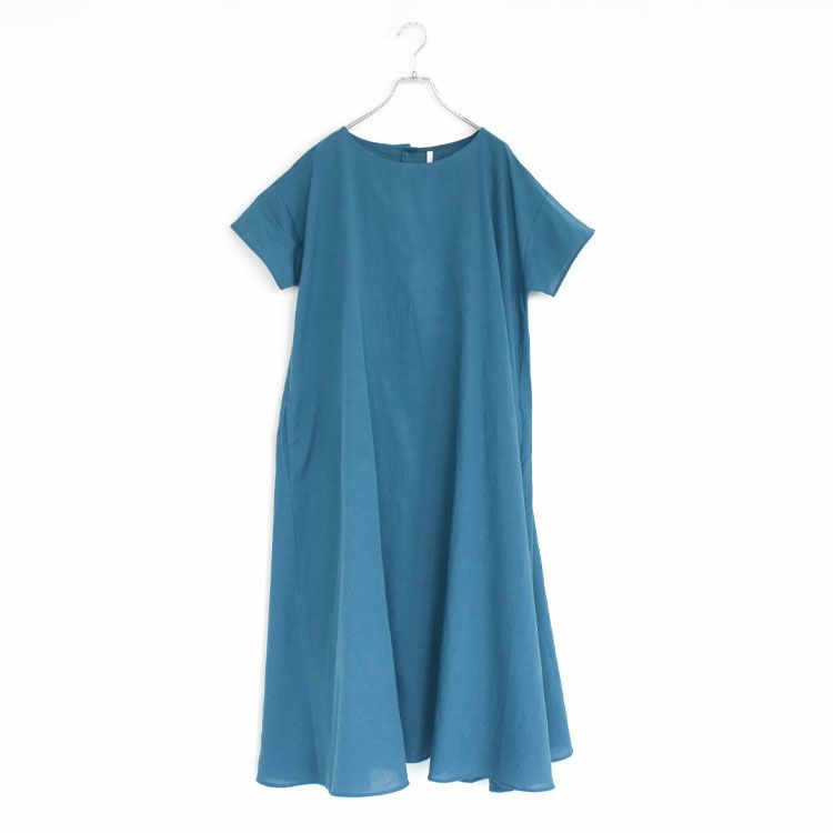 コットンリネンフレアワンピース