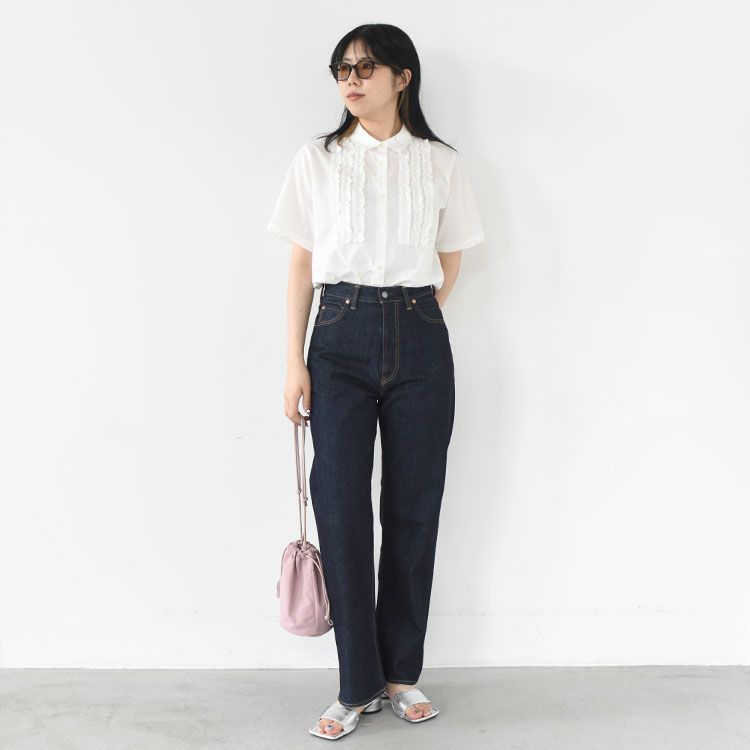 front frill shirt フロントフリルシャツ