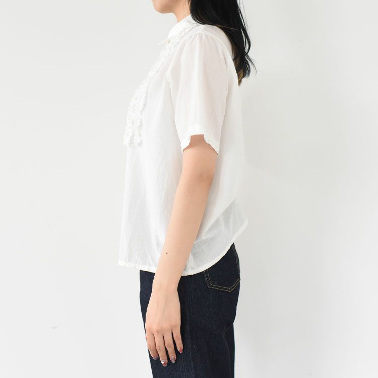 front frill shirt フロントフリルシャツ