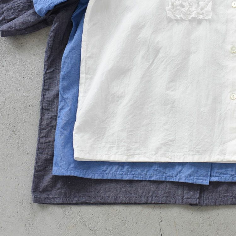 front frill shirt フロントフリルシャツ