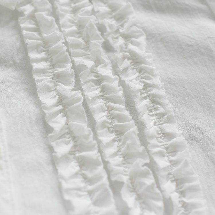 front frill shirt フロントフリルシャツ