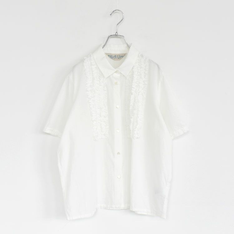 front frill shirt フロントフリルシャツ