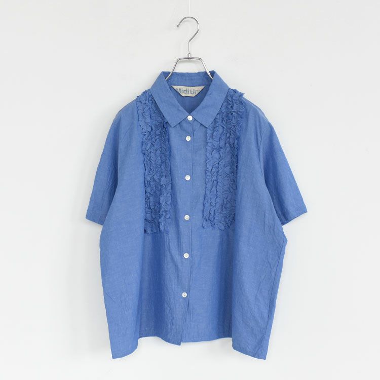 front frill shirt フロントフリルシャツ
