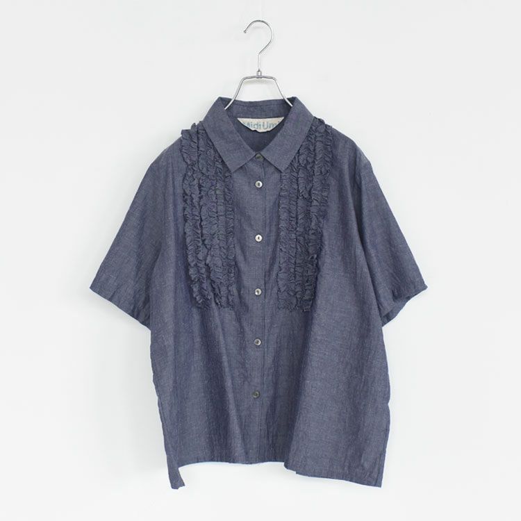 front frill shirt フロントフリルシャツ