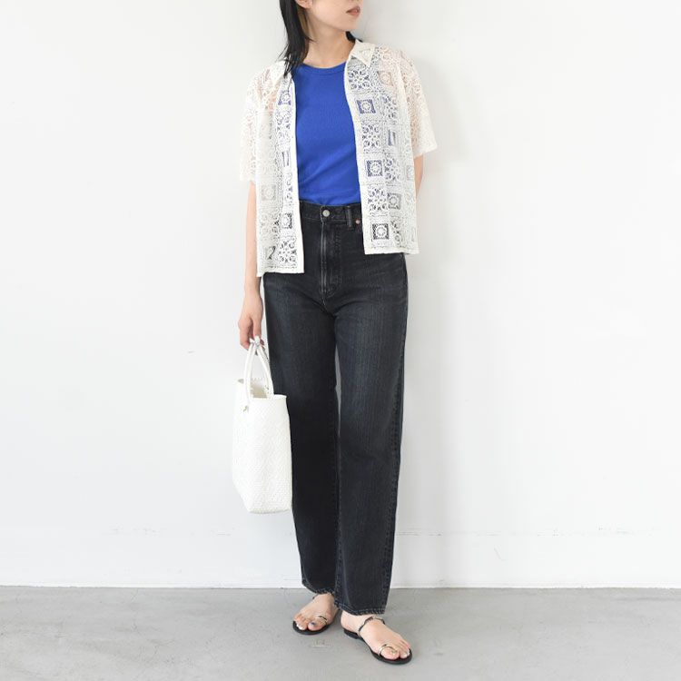 tile lace shirt タイルレースシャツ