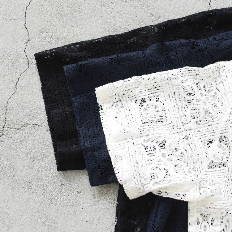 tile lace shirt タイルレースシャツ