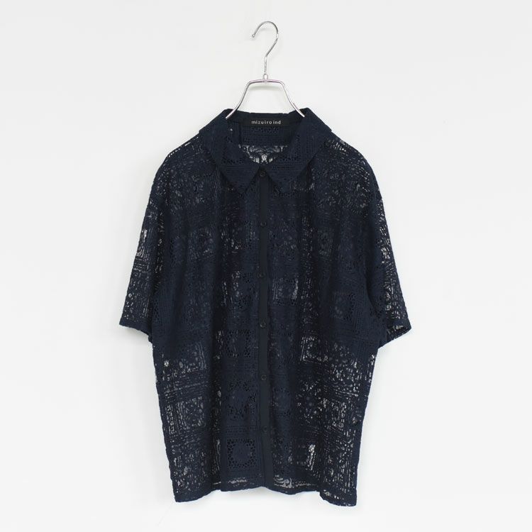 tile lace shirt タイルレースシャツ