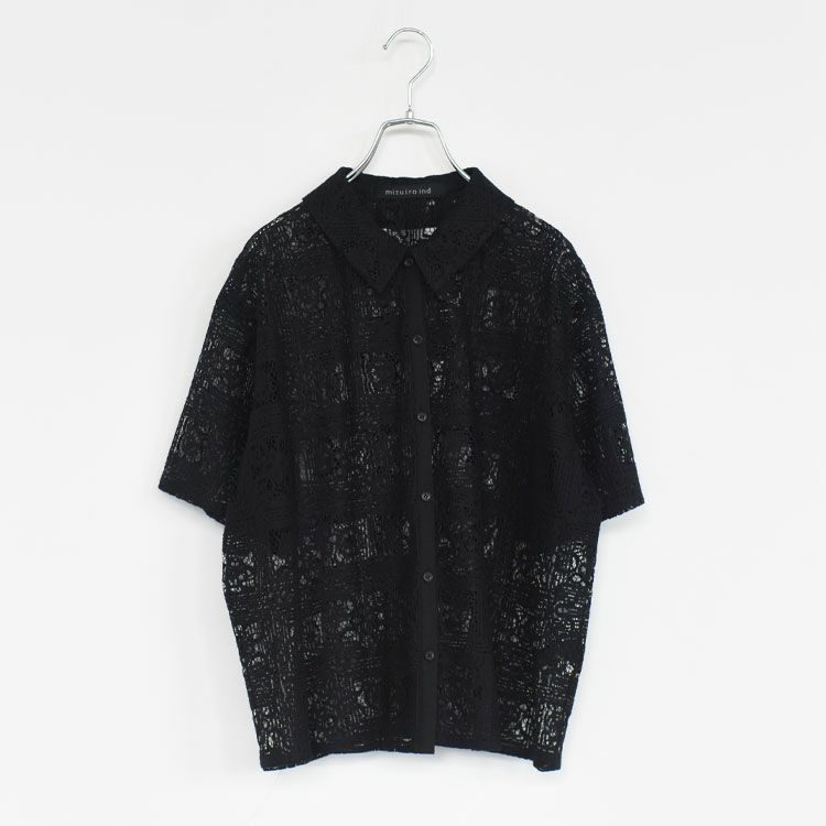 tile lace shirt タイルレースシャツ