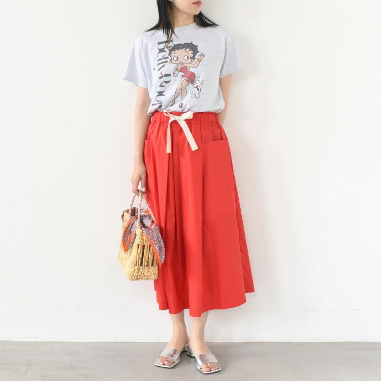 公式】Kech Lesessentiels / RIBBON HANDLE SMALL BASKET