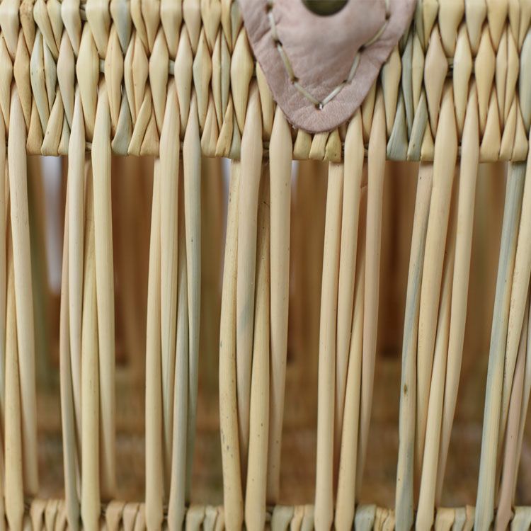 BRAID HANDLE SMALL SQUARE BASKET ブレイドハンドル スモールスクエアバスケット