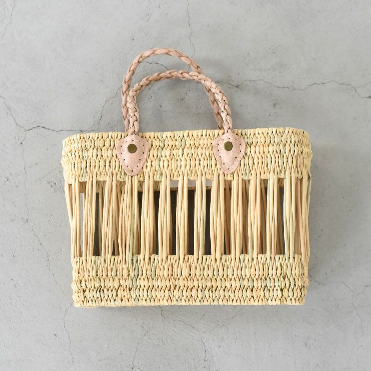 BRAID HANDLE SMALL SQUARE BASKET ブレイドハンドル スモールスクエアバスケット