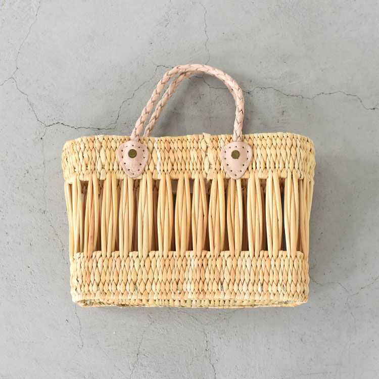 BRAID HANDLE SMALL SQUARE BASKET ブレイドハンドル スモールスクエアバスケット