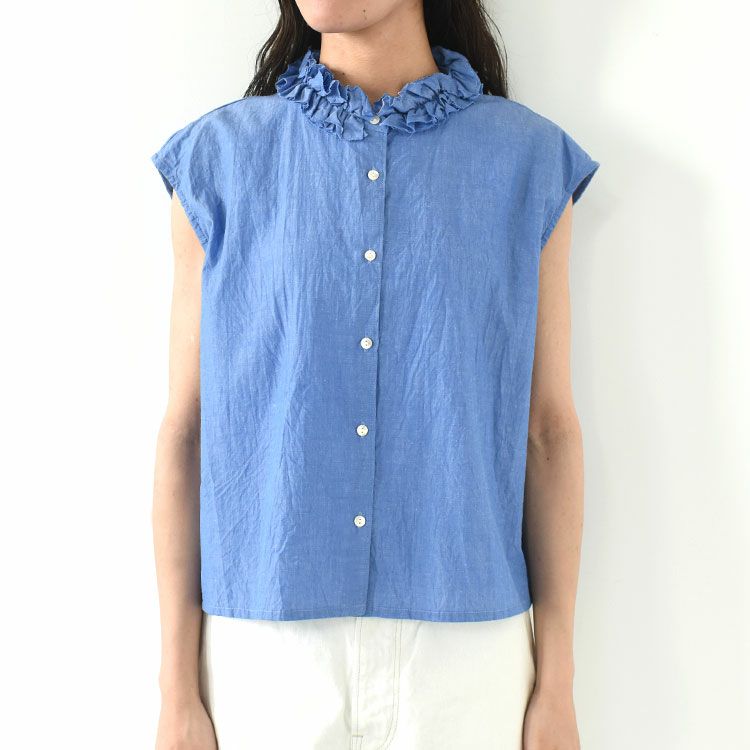 volume frill collar shirt ボリュームフリルカラーシャツ