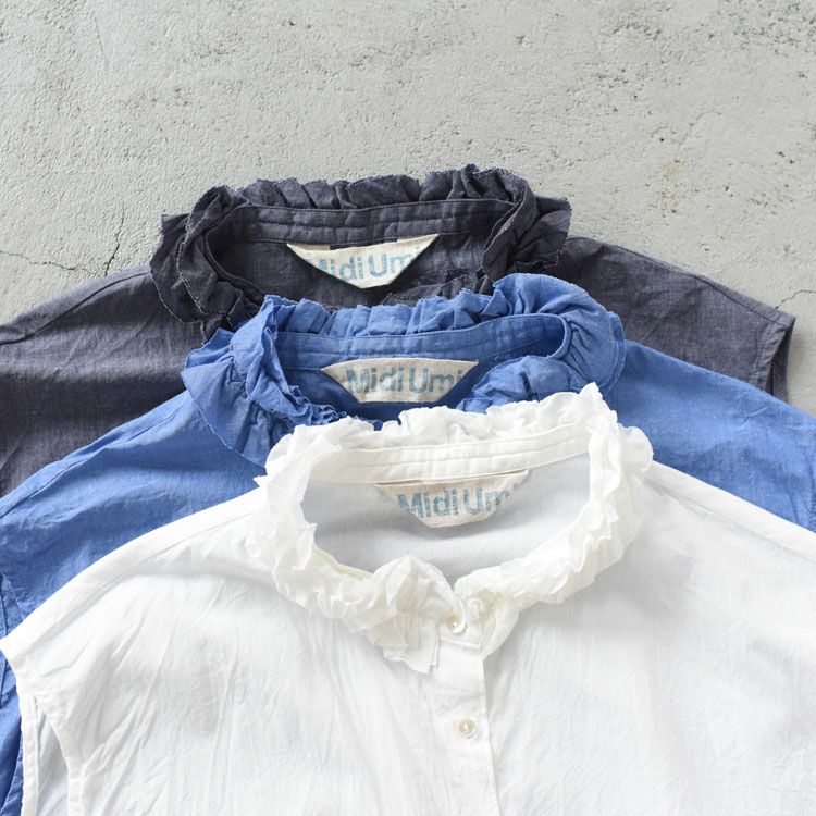 volume frill collar shirt ボリュームフリルカラーシャツ