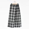 check wrap skirt チェックラップスカート