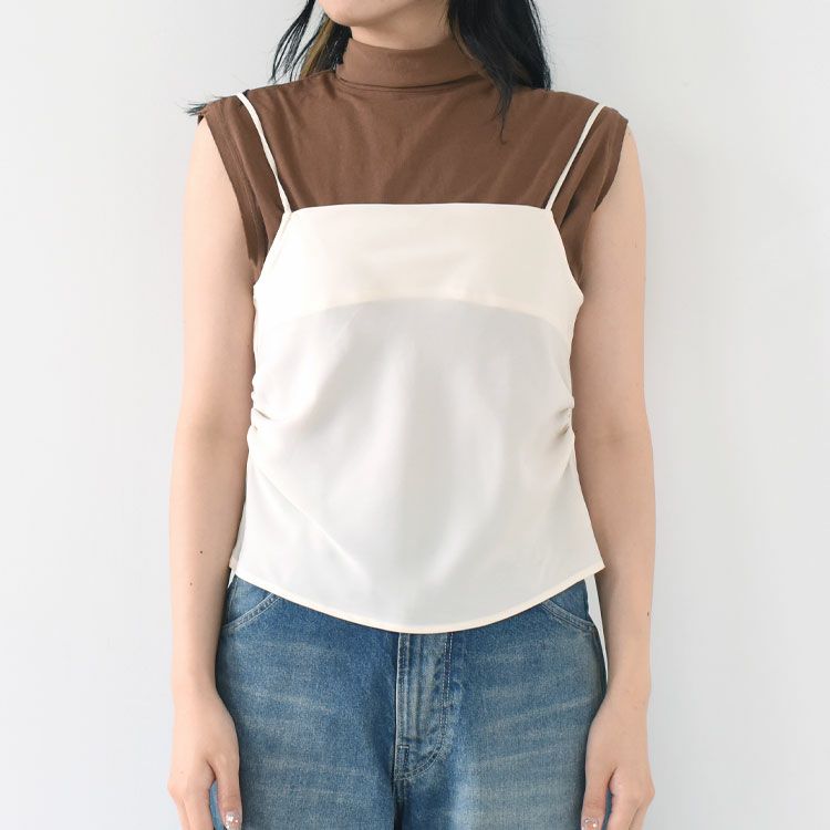 Satin Gather Camisole サテンギャザーキャミソール
