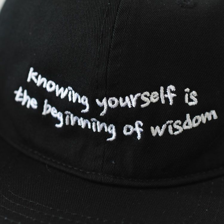 KNOWING YOURSELF CAP ノウウィングユアセルフキャップ