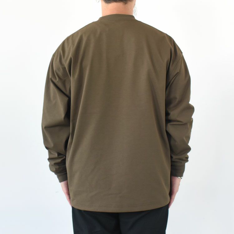 TECH DRAWSTRING TEE L/S テックドローストリングTシャツL/S