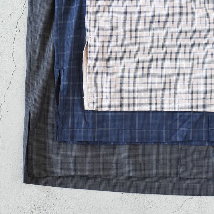 TECH SPORTS OPEN COLLAR SHIRT L/S NOVA CHECK テックスポーツオープンカラーシャツL/Sノヴァチェック