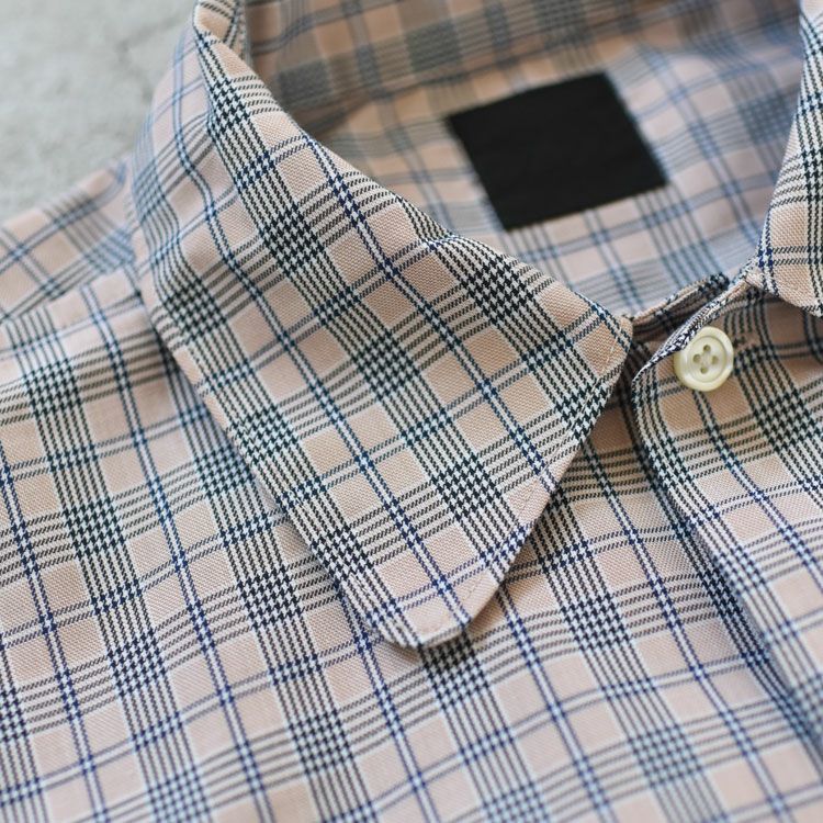 TECH SPORTS OPEN COLLAR SHIRT L/S NOVA CHECK テックスポーツオープンカラーシャツL/Sノヴァチェック