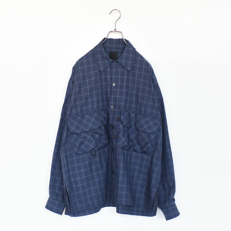 TECH SPORTS OPEN COLLAR SHIRT L/S NOVA CHECK テックスポーツオープンカラーシャツL/Sノヴァチェック
