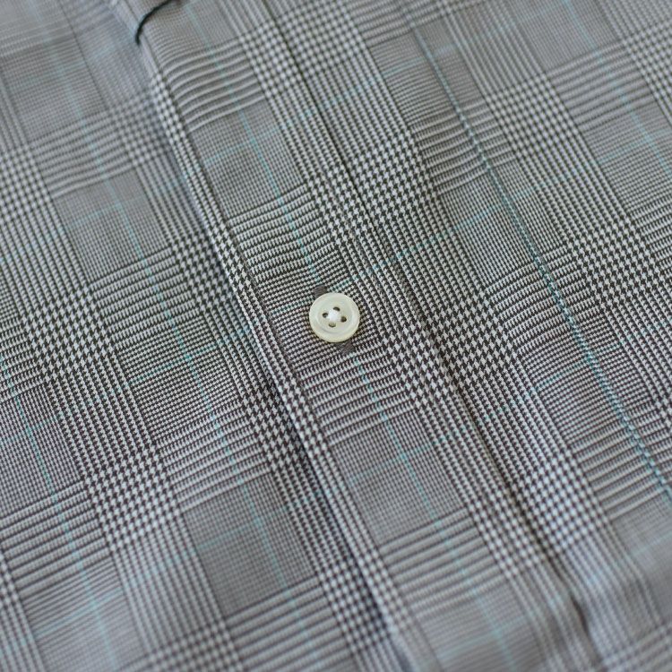 TECH REGULAR COLLAR SHIRT L/S GLEN CHECK テックレギュラーカラーシャツL/Sグレンチェック