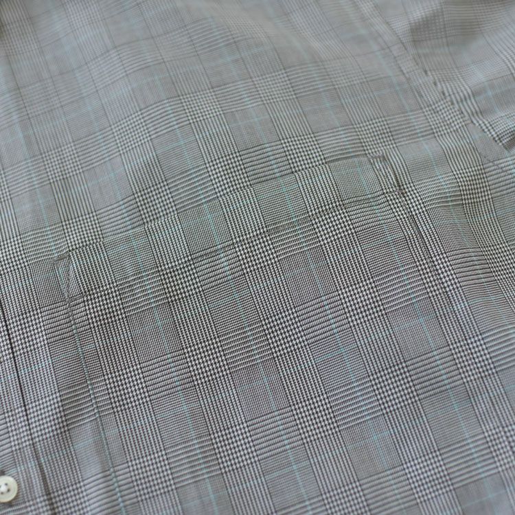 TECH REGULAR COLLAR SHIRT L/S GLEN CHECK テックレギュラーカラーシャツL/Sグレンチェック