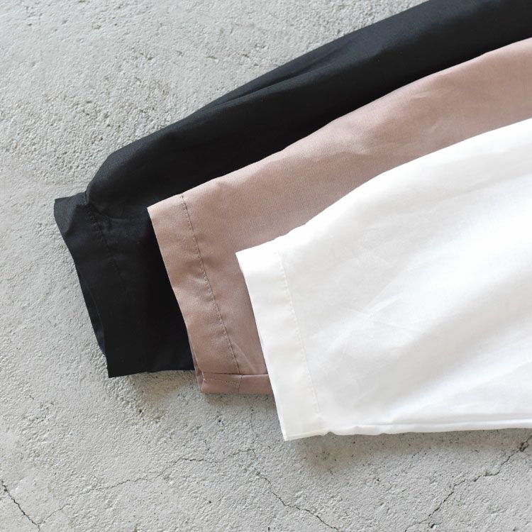 tand shirt collar gathered shirt スタンドシャツカラーギャザーシャツ