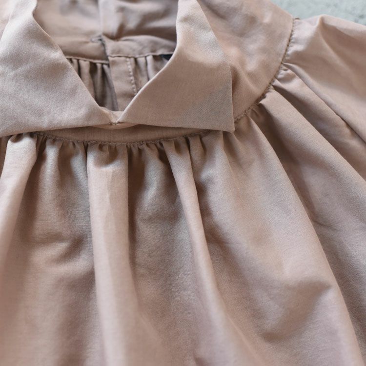 tand shirt collar gathered shirt スタンドシャツカラーギャザーシャツ