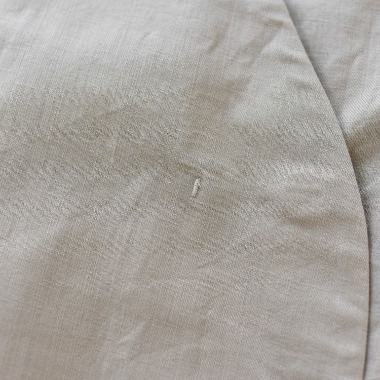 cotton linen wide vest コットンリネンワイドベスト