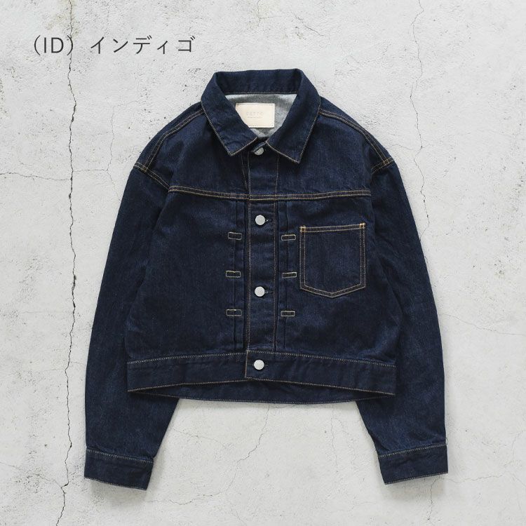 イエナ⭐︎濃紺デニムジャケット ボタン付き BLACK デニムジャケット（デニムジャケット）｜IENA（イエナ）の