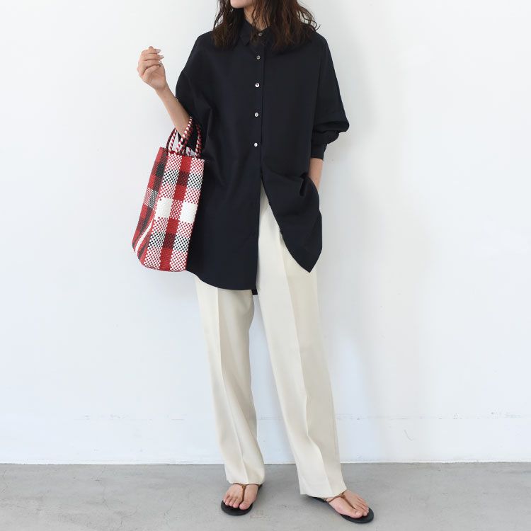 wide tunic shirt ワイドチュニックシャツ