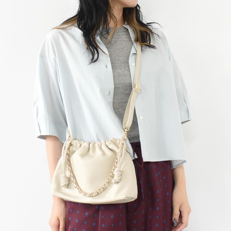 2WAY チェーン巾着バッグ